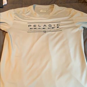 Grey and blue large waterman tee pelagic